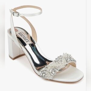 Women's Badgley Mischka Clara Embellished Strap Evening Shoe